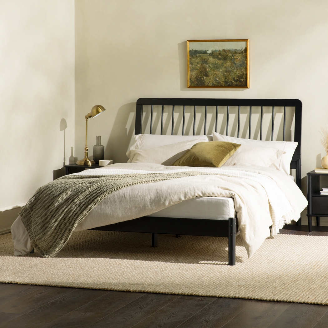 Tellicherry Black Queen Bed - Thumbnail - Image 2