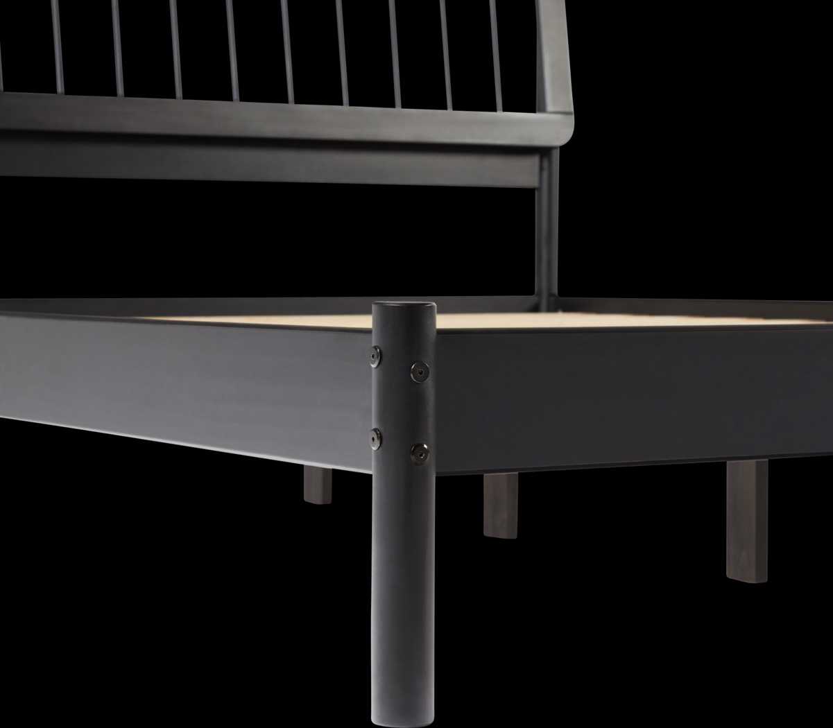 Tellicherry Black Queen Bed - Thumbnail - Image 4