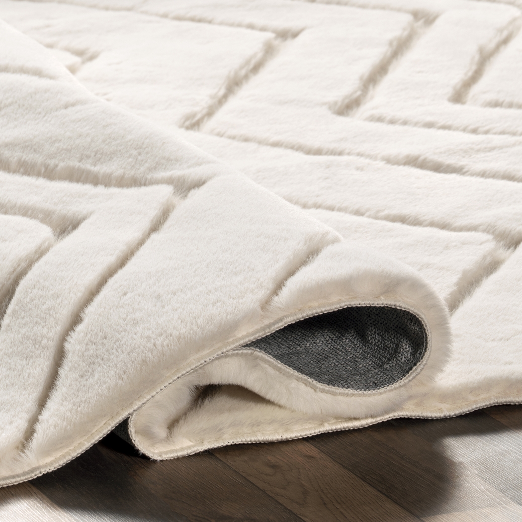 Tello Off White 2'6 x 8' Runner Rug - Thumbnail - Image 4