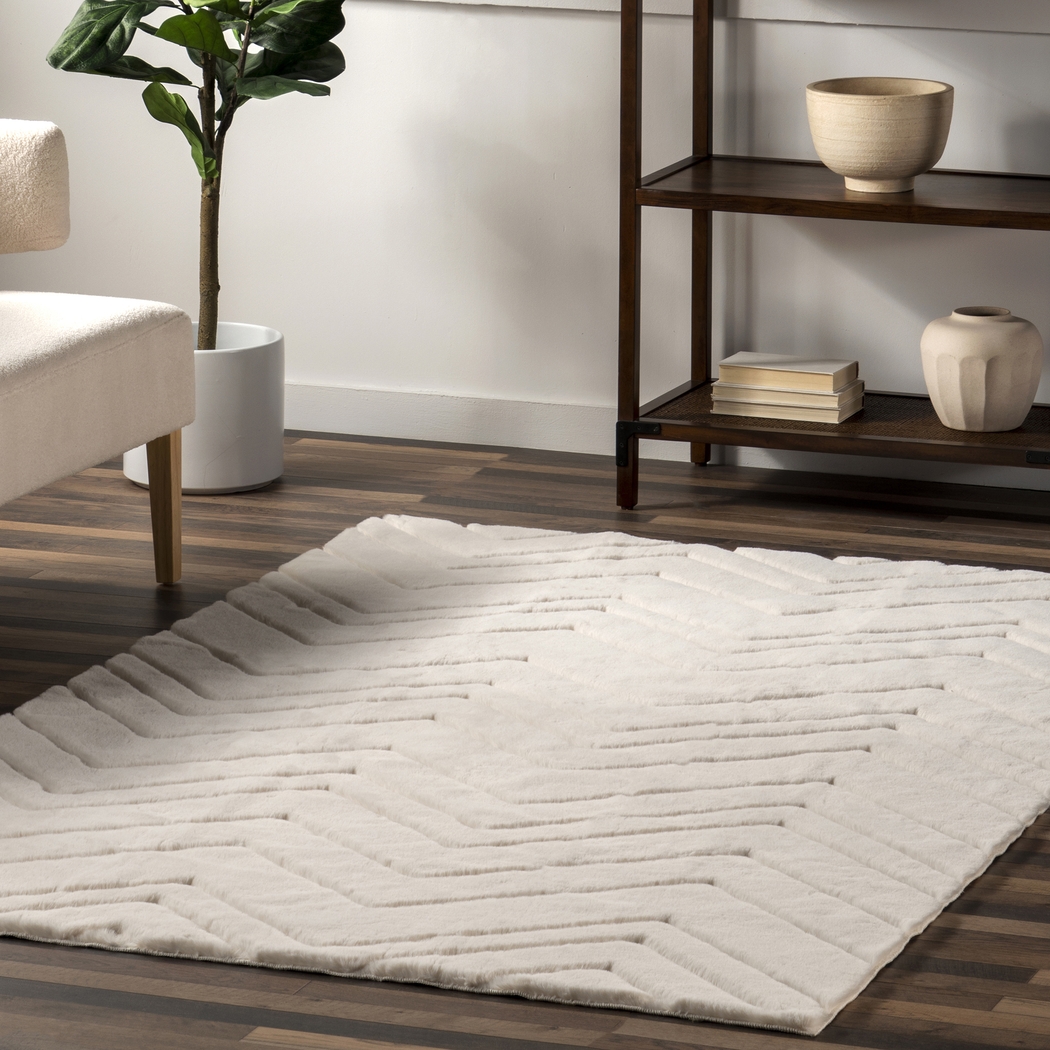 Tello Off White 2'6 x 8' Runner Rug - Thumbnail - Image 9