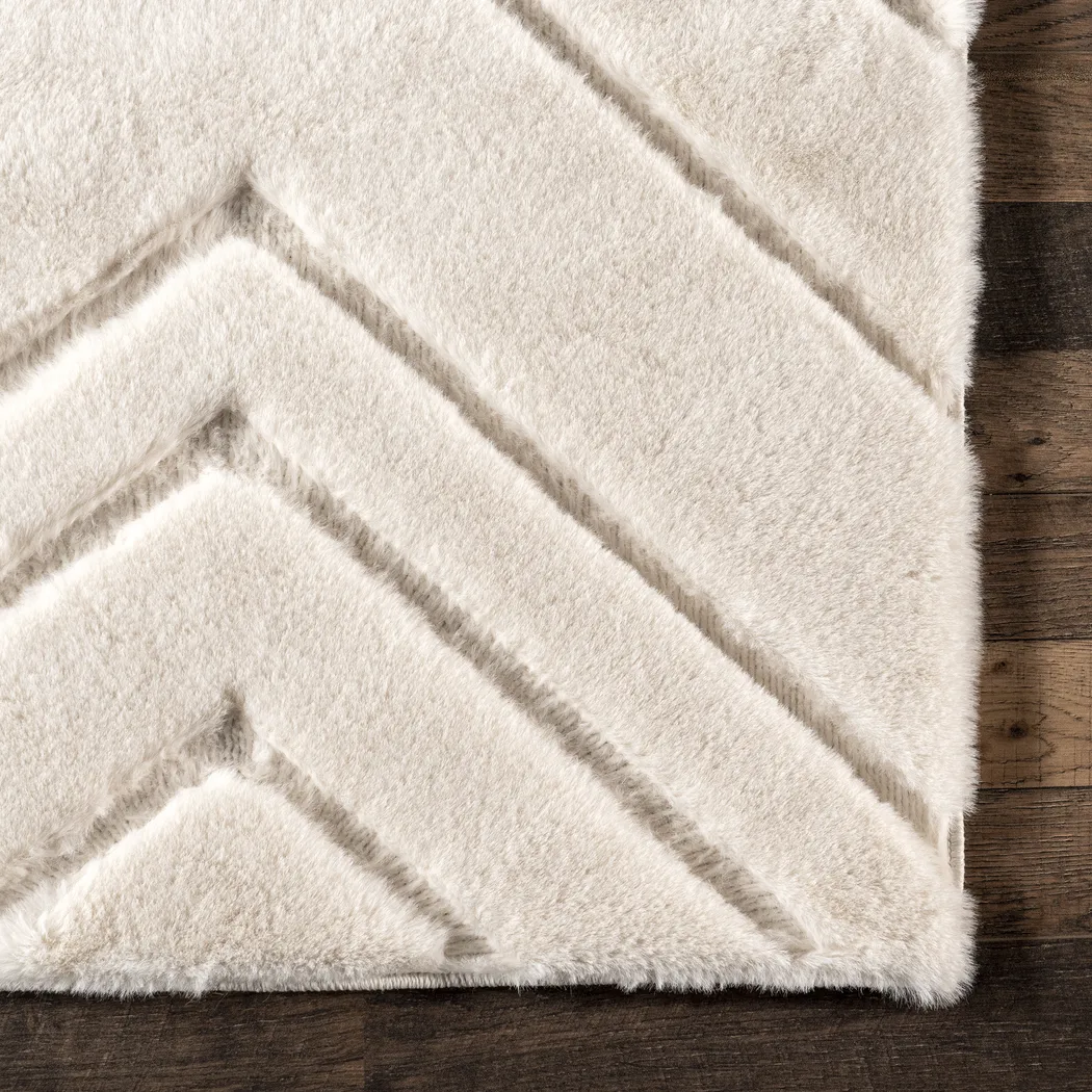 Tello Off White 3'9 x 6' Rug - Thumbnail - Image 5
