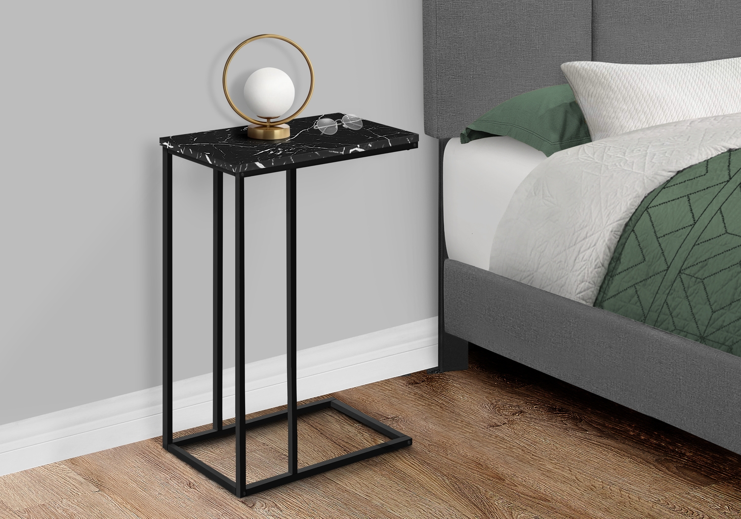 Tellstone Black Marble Cocktail Table - Thumbnail - Image 6