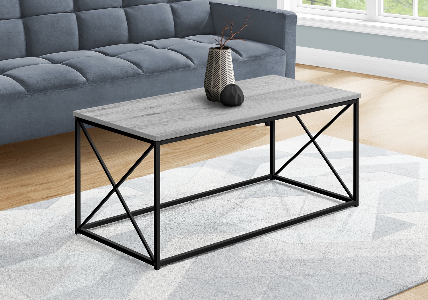 Tellstone Gray Cocktail Table - Thumbnail - Image 3