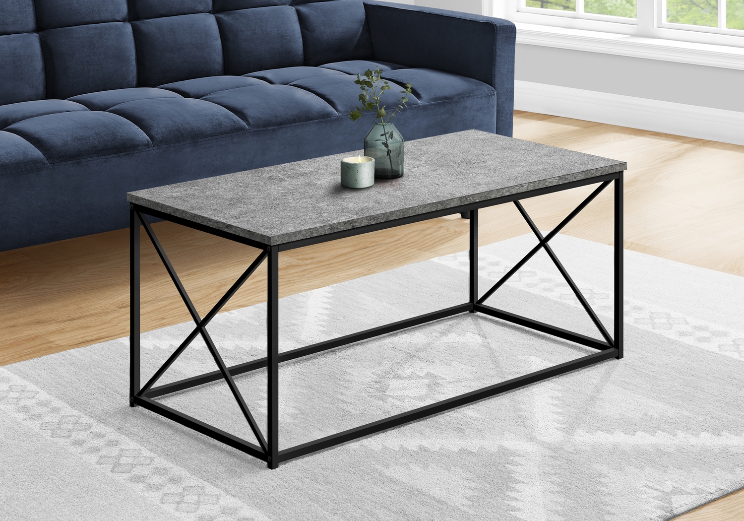 Tellstone Gray Cocktail Table - Thumbnail - Image 3