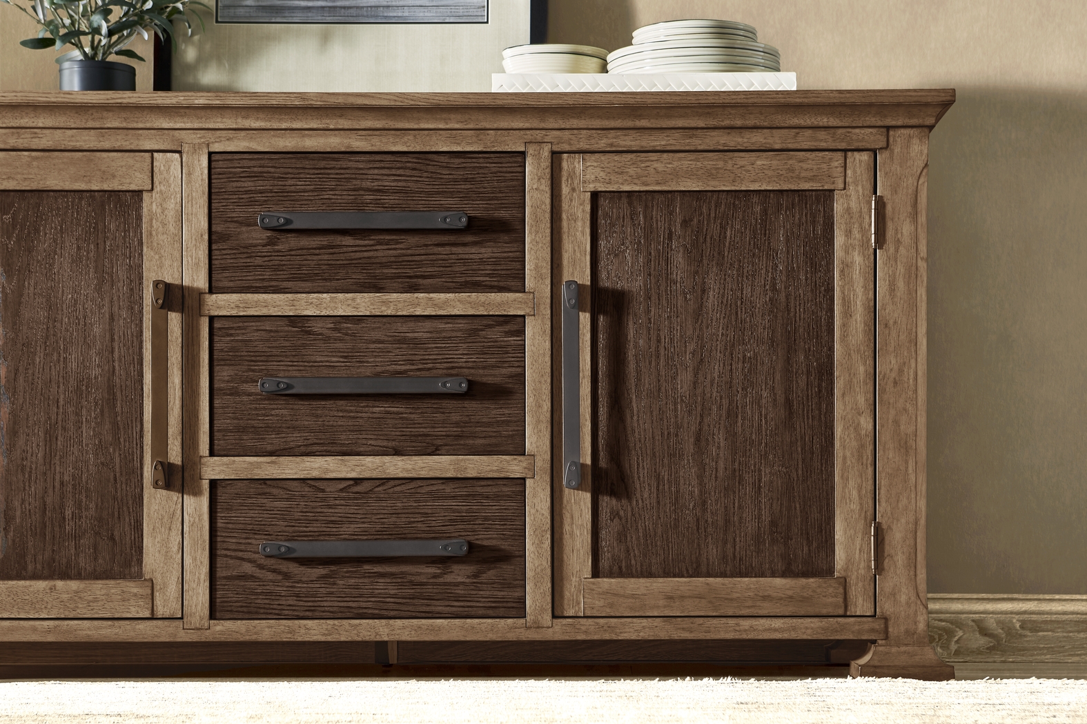 Telluride Brown 8 Pc Dining Room - Thumbnail - Image 10