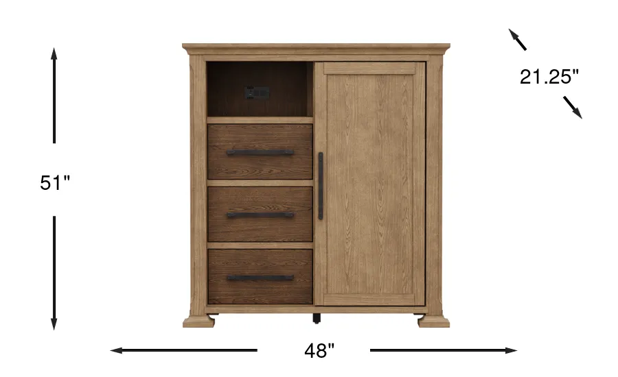 Dimension Image. Please refer to the Dimension Tab on this page for dimension details.