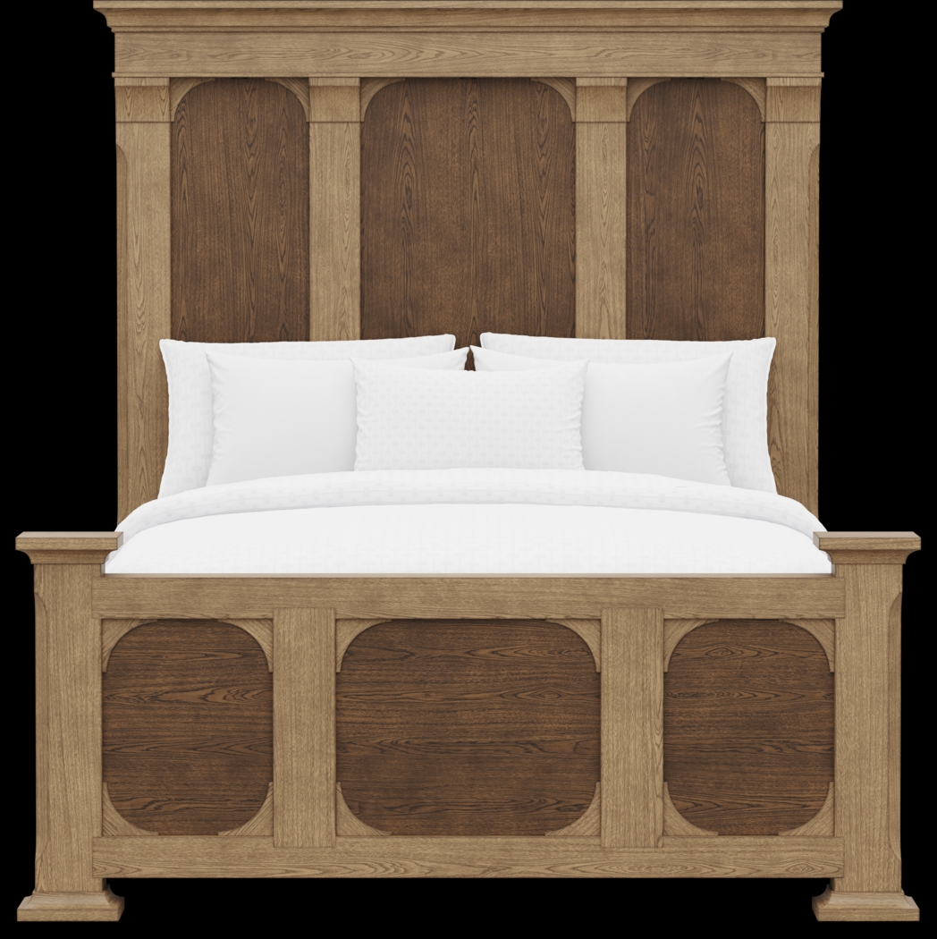 Telluride Brown Queen Panel Bed - Thumbnail - Image 3