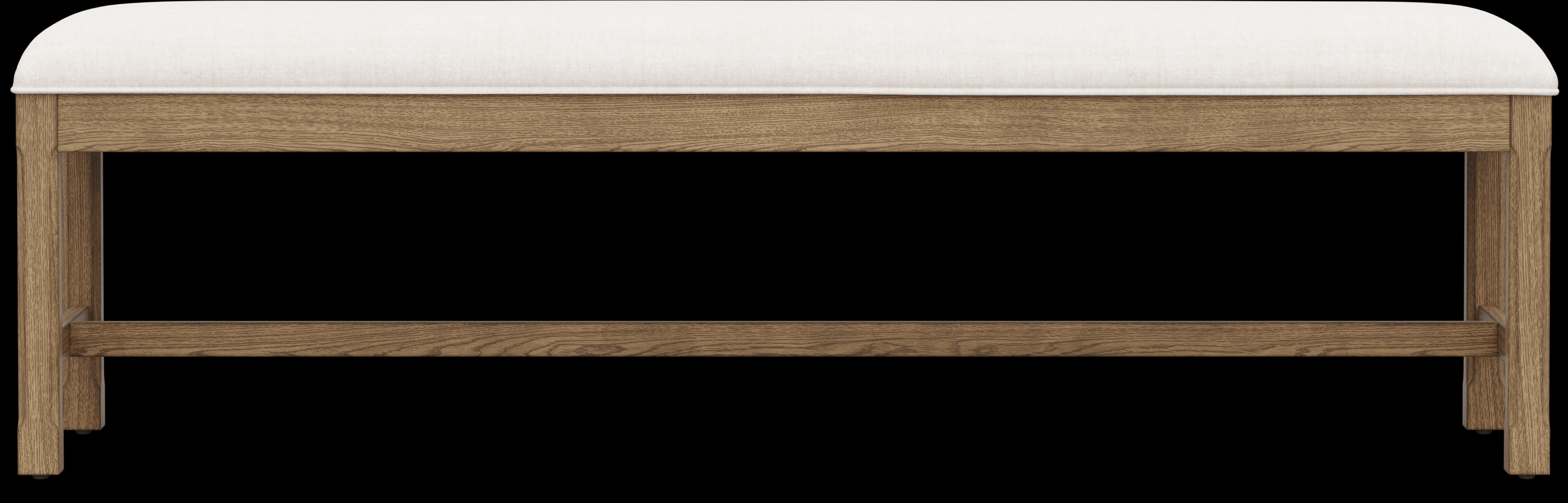 Telluride Brown Upholstered Bench - Thumbnail - Image 2
