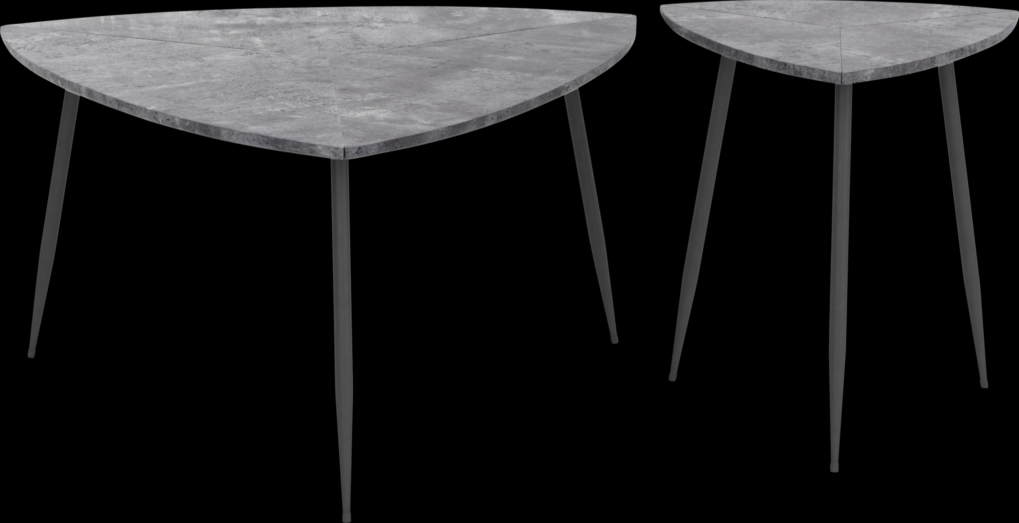 Tellury Gray Accent Table, Set of 2 - Thumbnail - Image 2