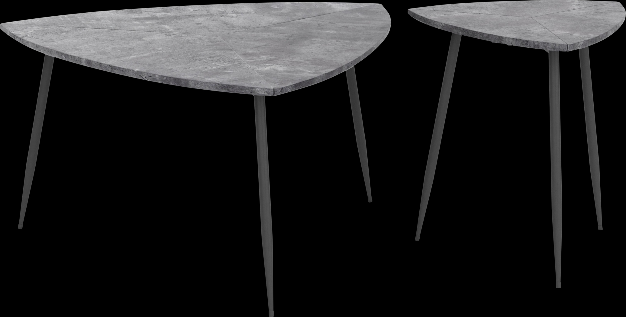 Tellury Gray Accent Table, Set of 2 - Thumbnail - Image 1