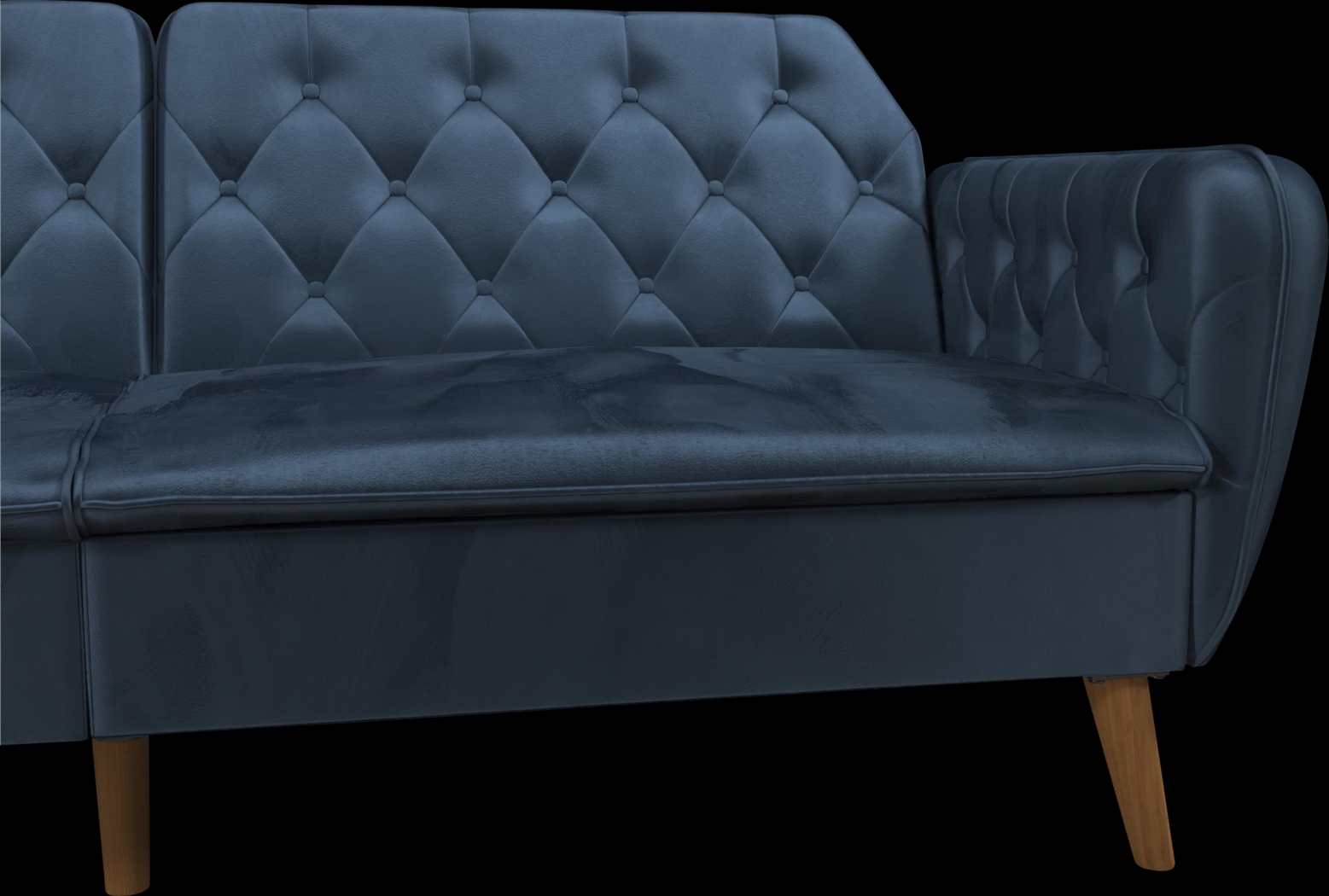 Telora II Blue Futon - Thumbnail - Image 14