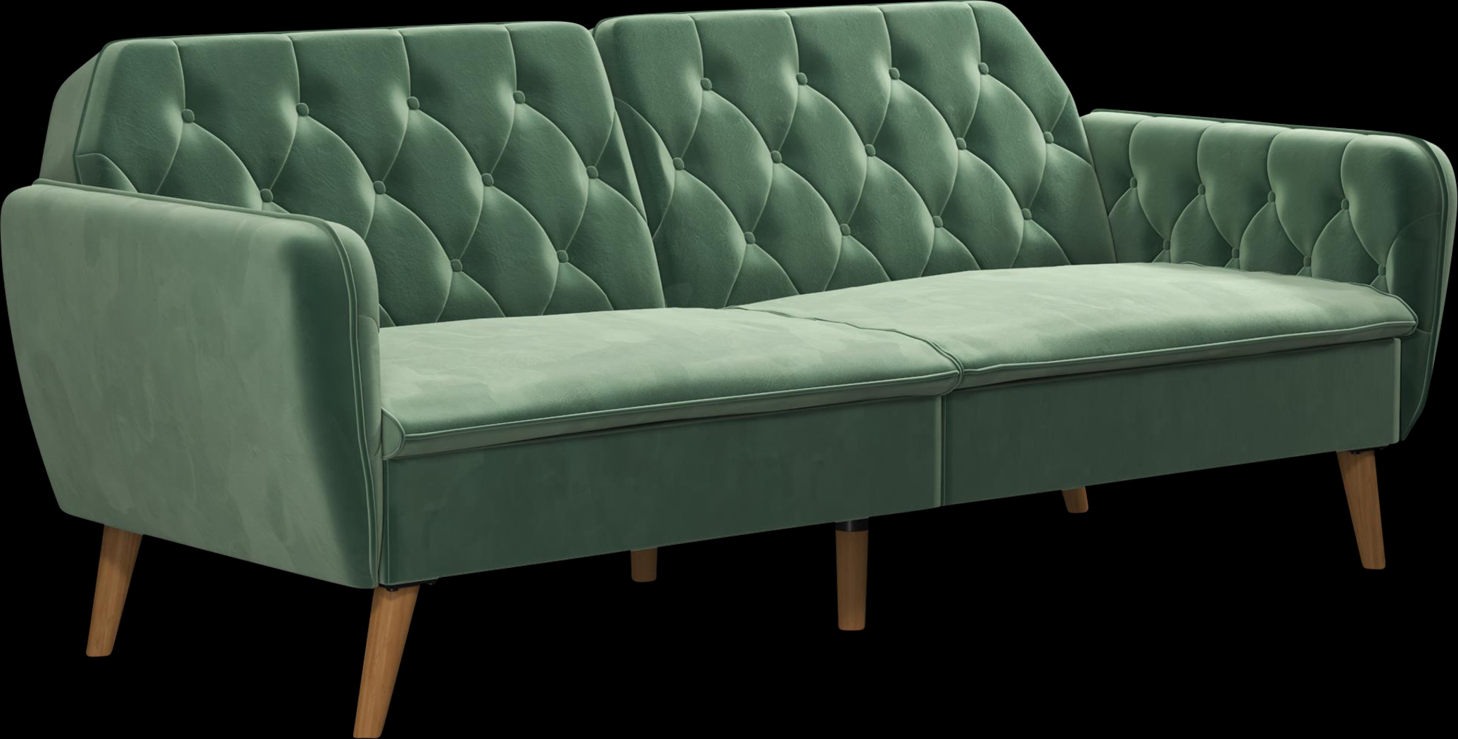 Telora II Green Futon - Thumbnail - Image 1