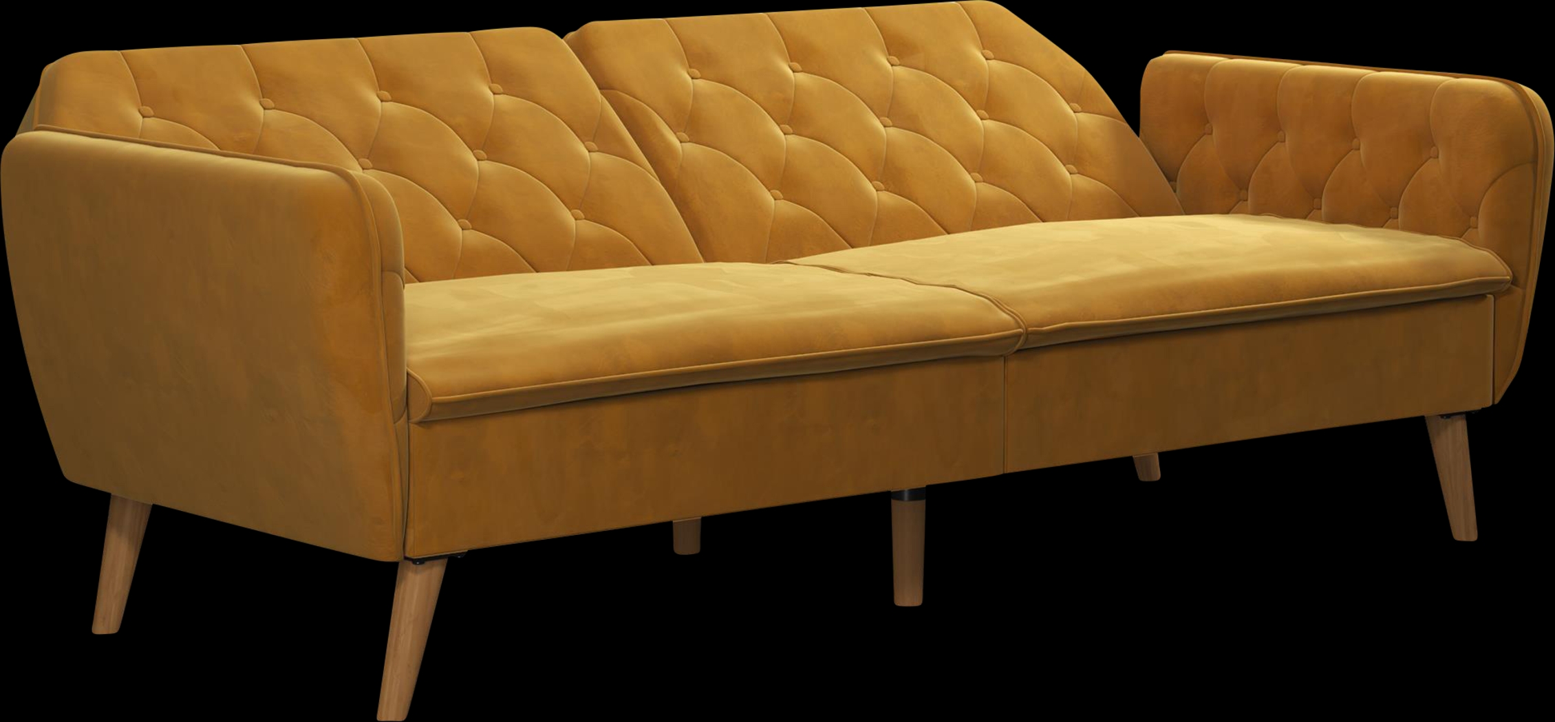 Telora II Mustard Futon - Thumbnail - Image 11