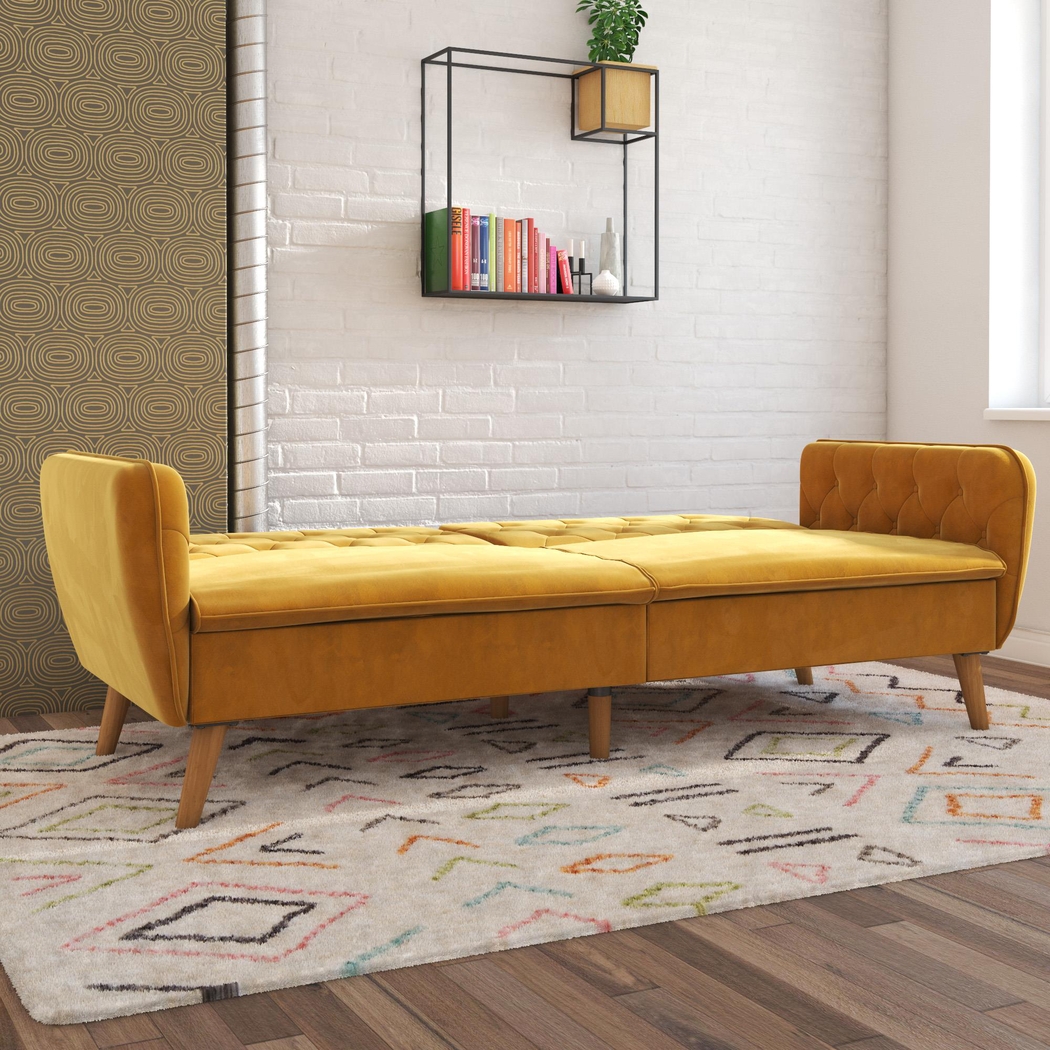Telora II Mustard Futon - Thumbnail - Image 3