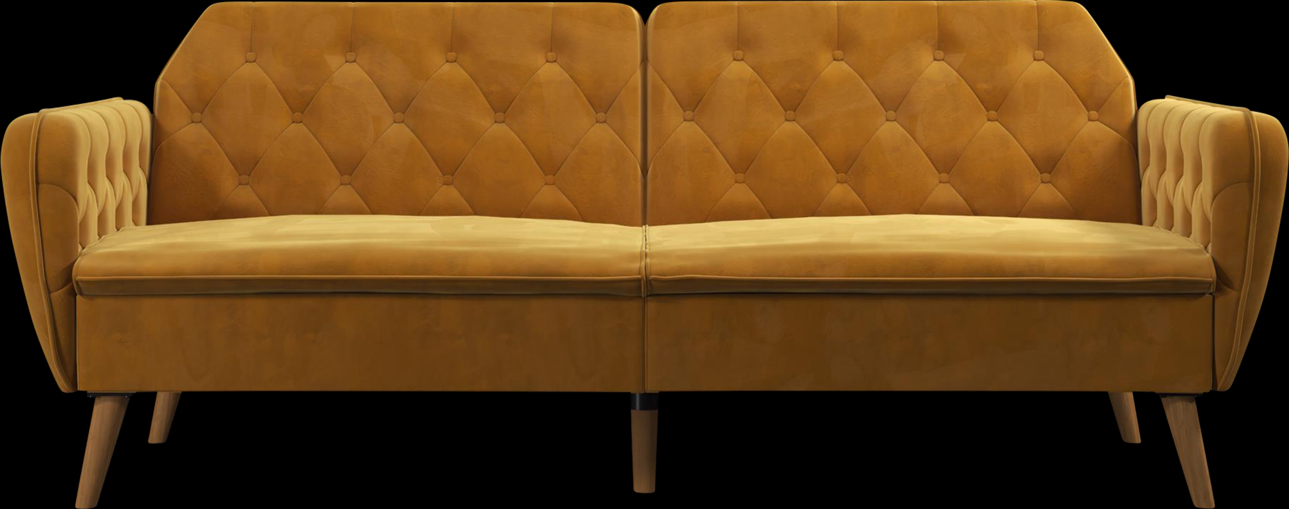 Telora II Mustard Futon - Thumbnail - Image 5