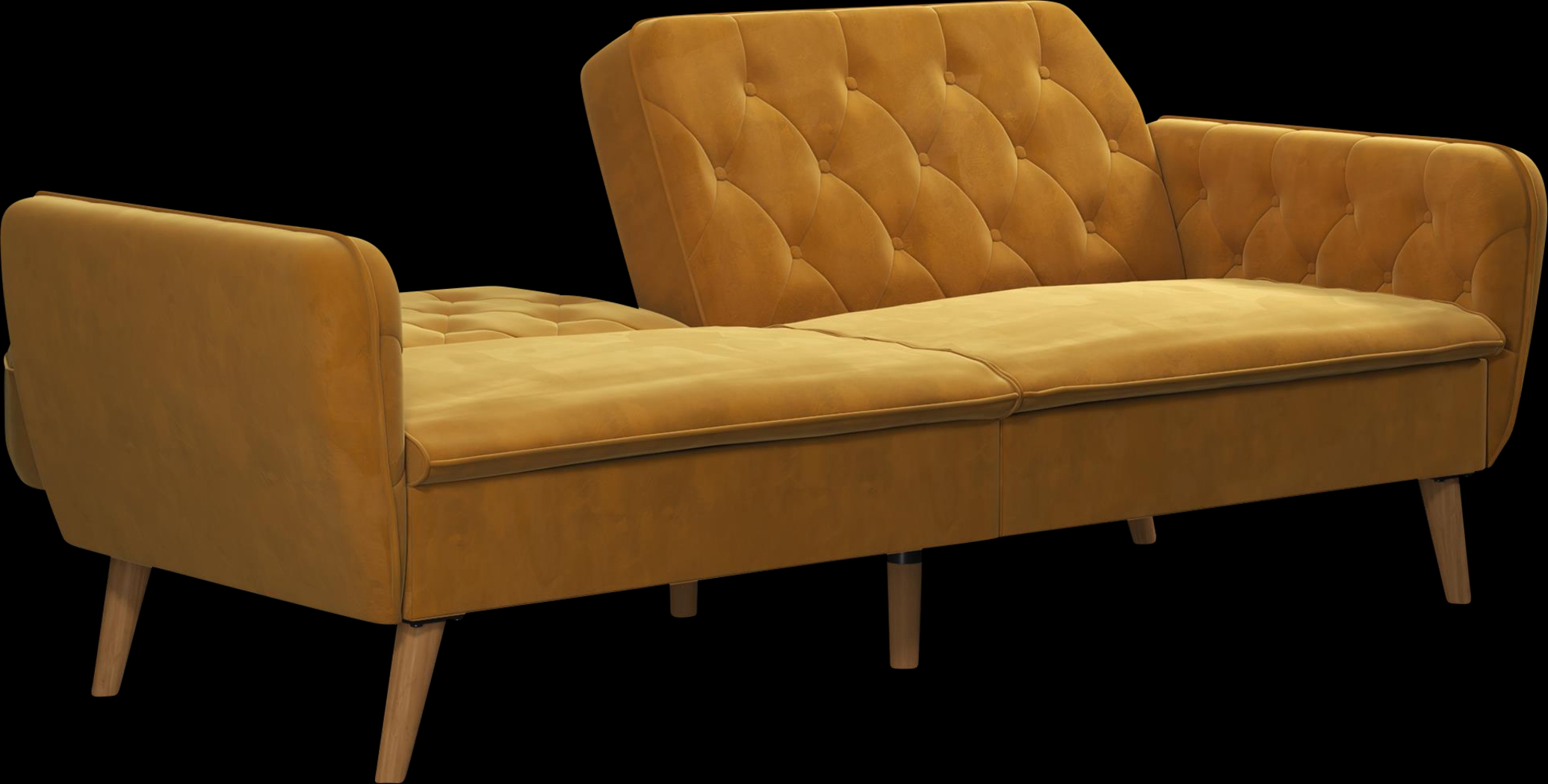Telora II Mustard Futon - Thumbnail - Image 10