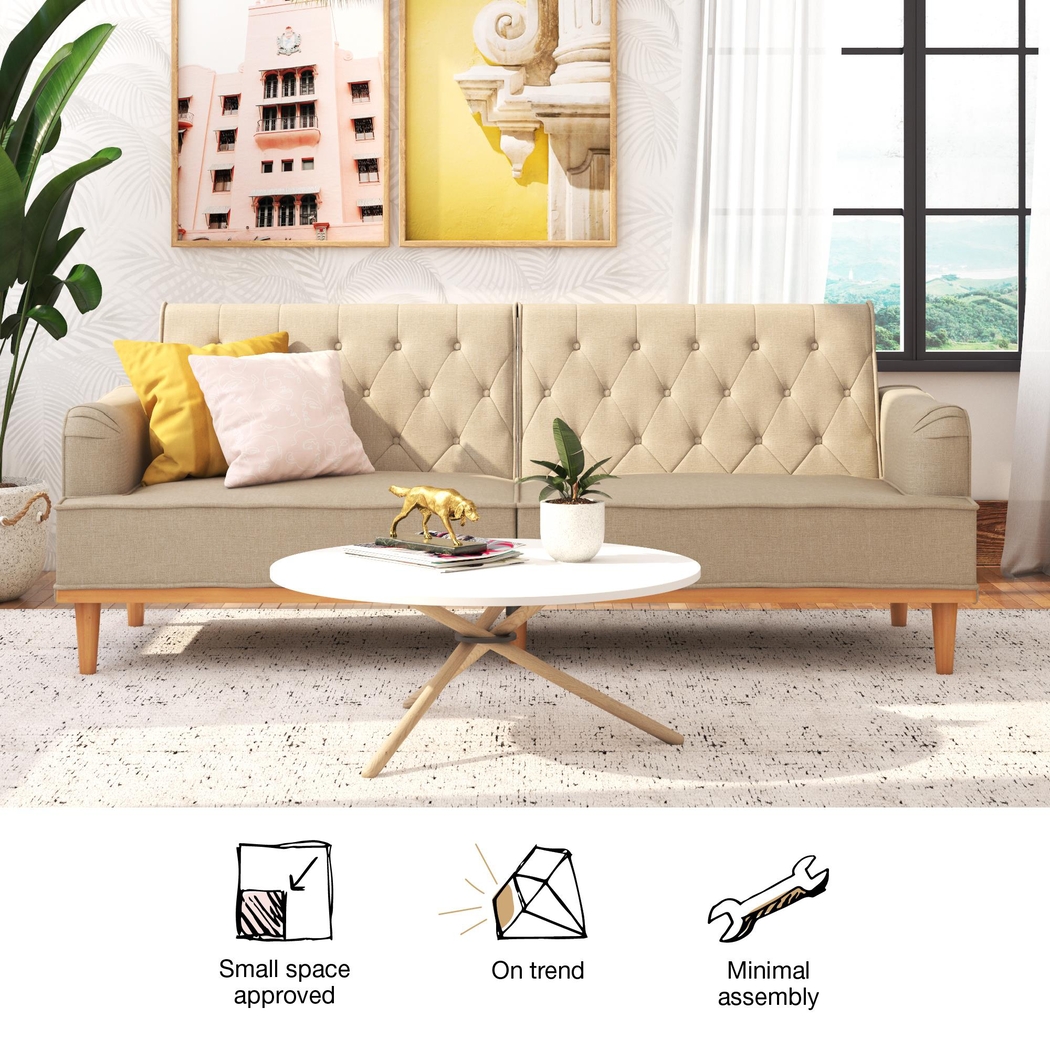 Telyx Tan Futon - Thumbnail - Image 12