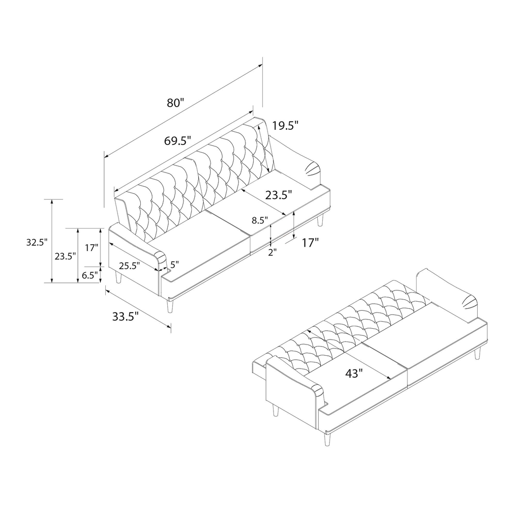 Telyx Tan Futon - Thumbnail - Image 30