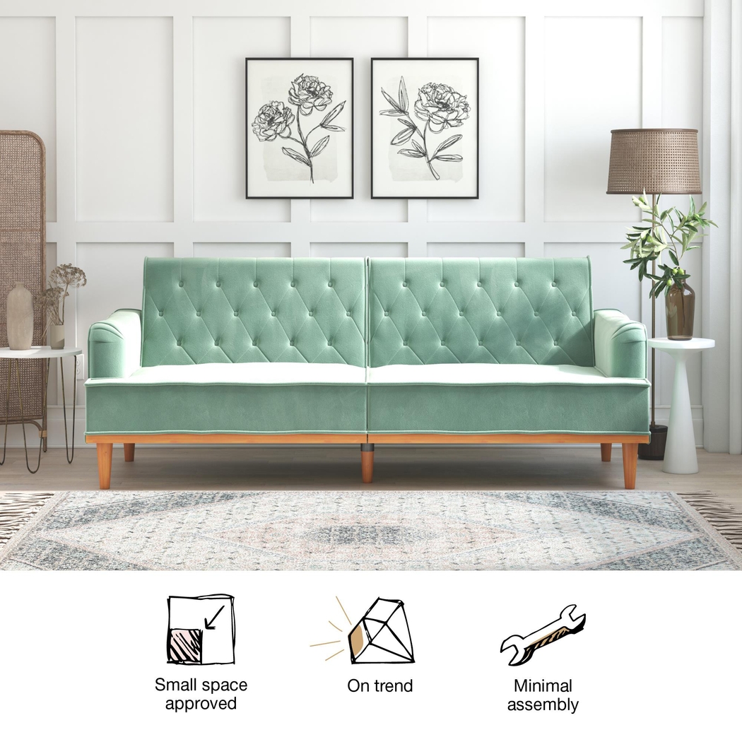 Telyx Teal Futon - Thumbnail - Image 12