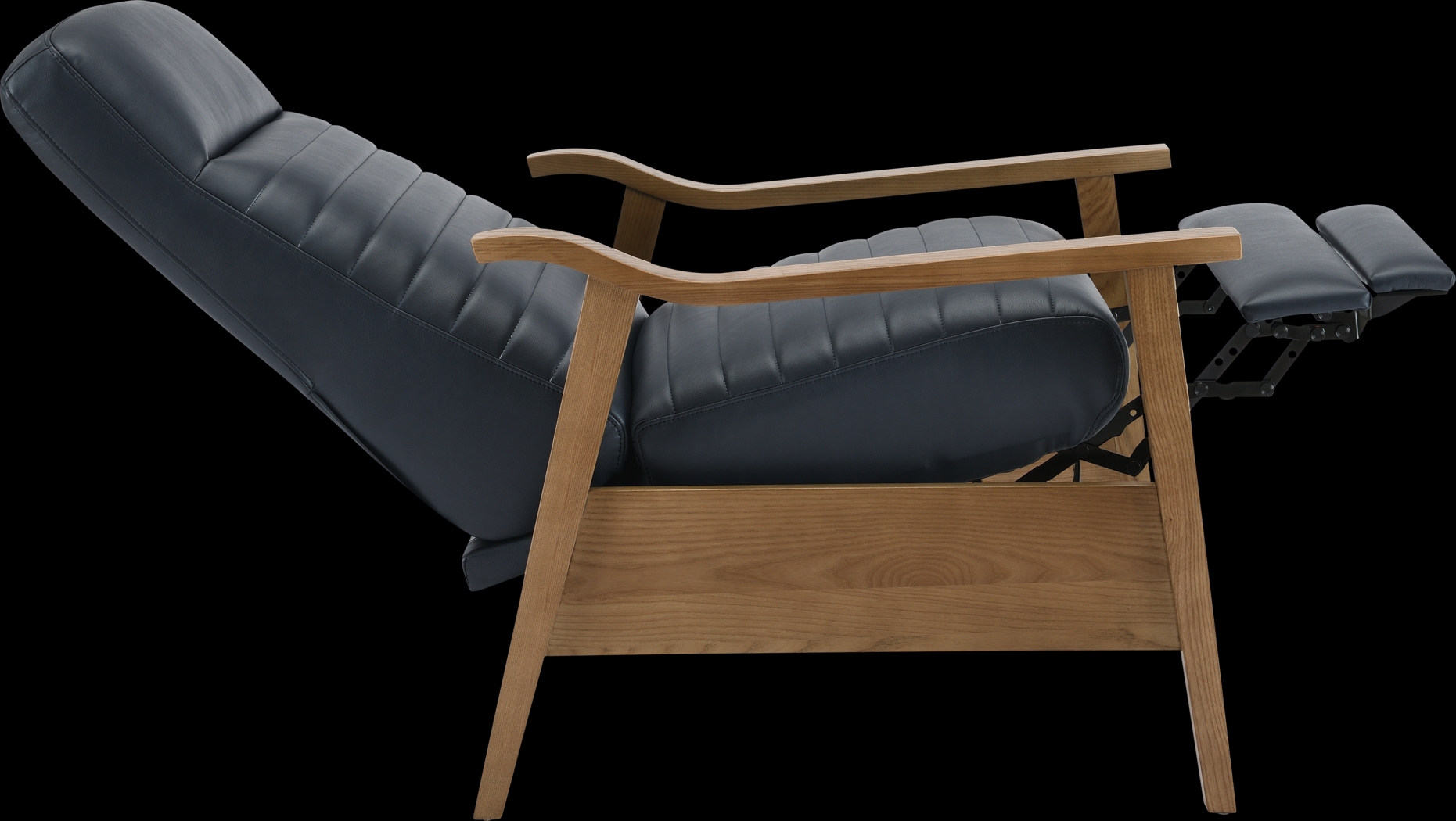 Temalini Blue Push Back Recliner - Thumbnail - Image 7