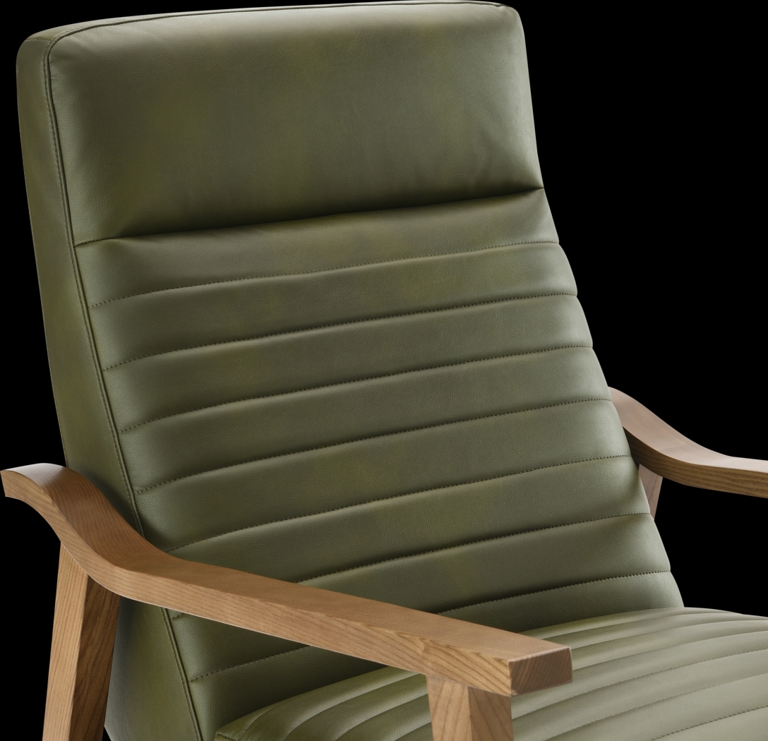 Temalini Green Push Back Recliner - Thumbnail - Image 10