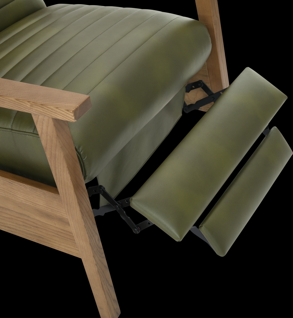 Temalini Green Push Back Recliner - Thumbnail - Image 13