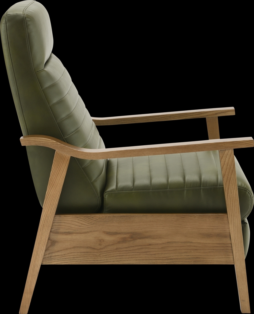 Temalini Green Push Back Recliner - Thumbnail - Image 6