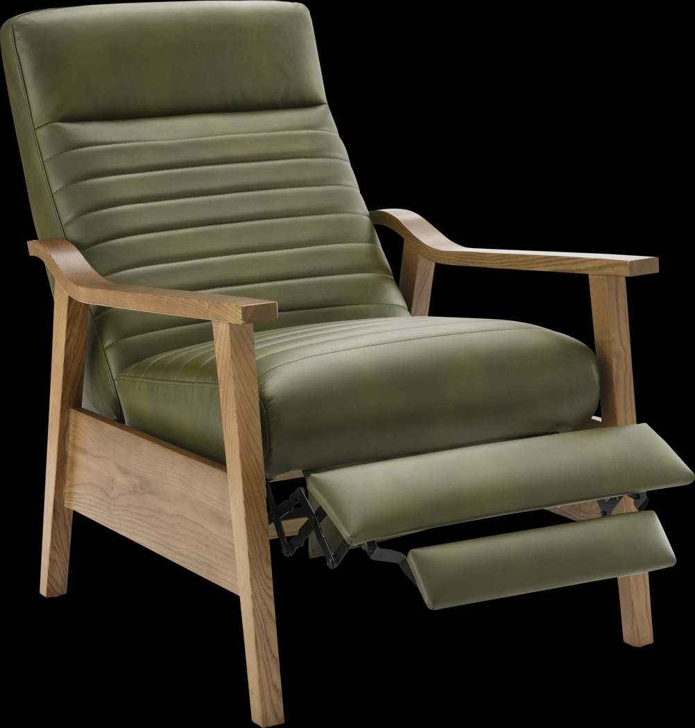Temalini Green Push Back Recliner - Thumbnail - Image 9