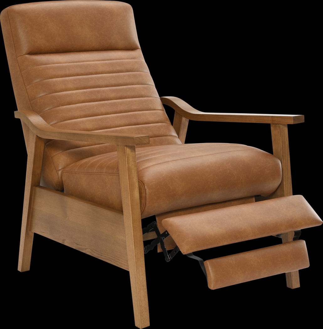 Temalini Light Brown Push Back Recliner - Thumbnail - Image 6