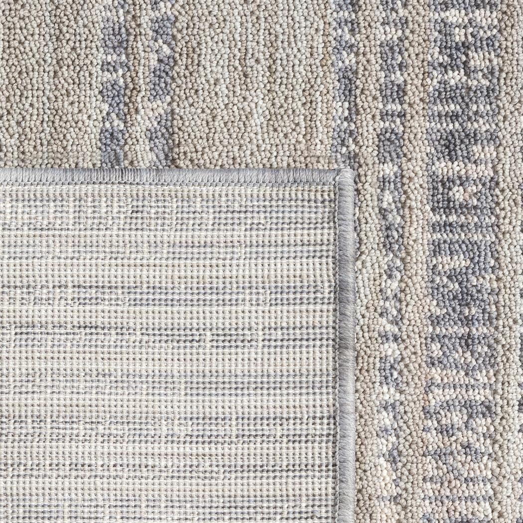 Temisnia Ivory/Blue 7'10 x 8'10 Indoor/Outdoor Rug - Thumbnail - Image 8