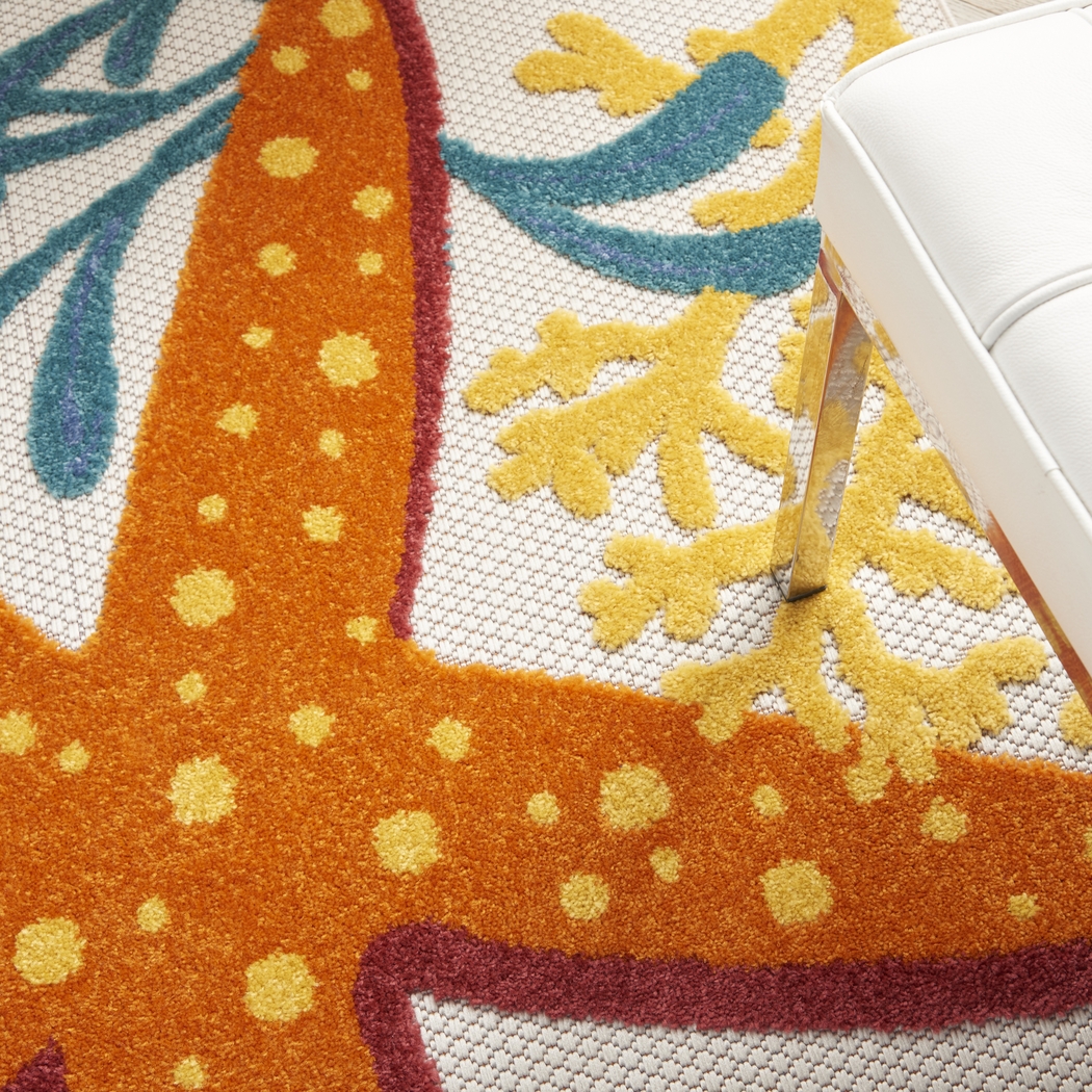 Tempany Multi 5'3 x 7'5 Indoor/Outdoor Rug - Thumbnail - Image 5