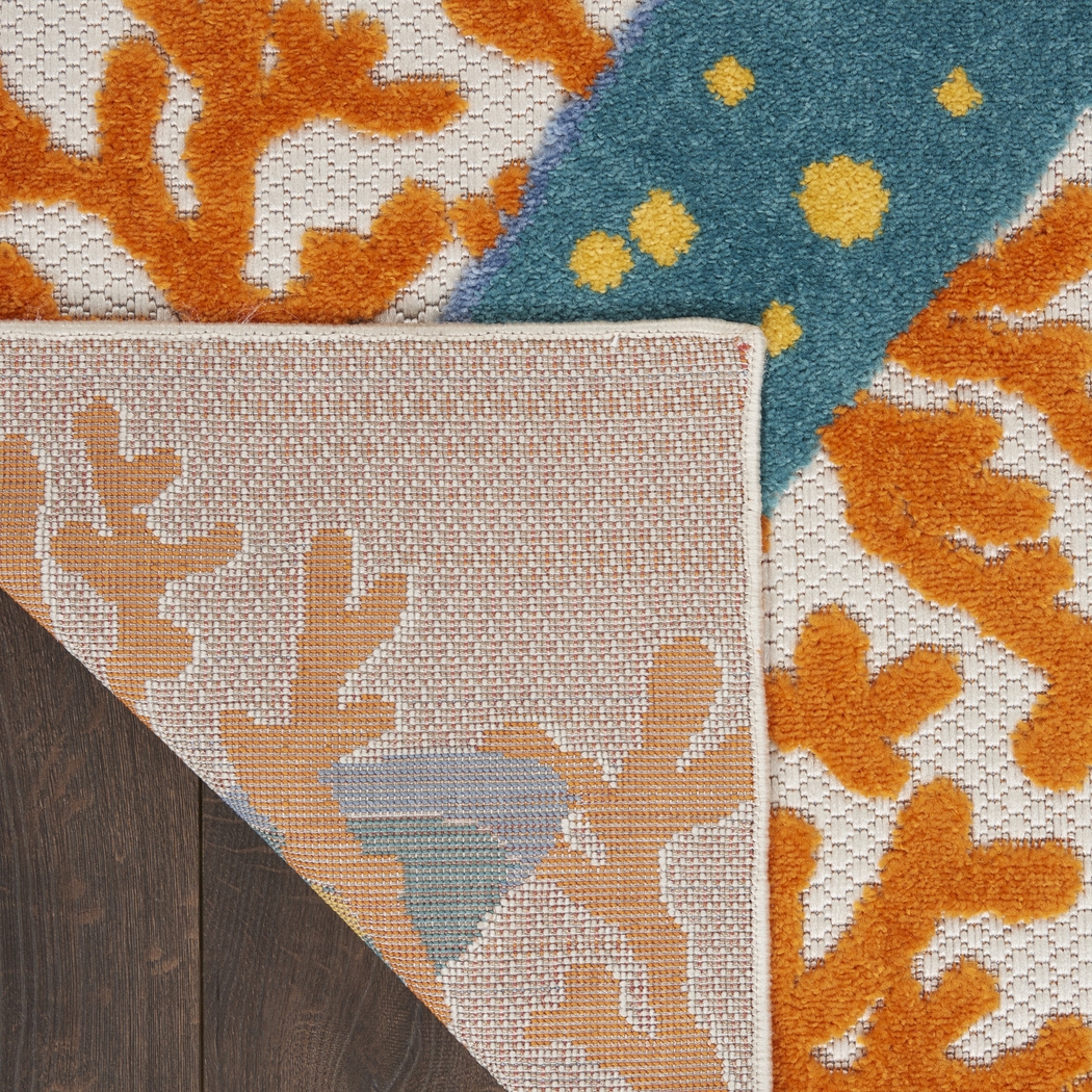 Tempany Multi 5'3 x 7'5 Indoor/Outdoor Rug - Thumbnail - Image 7