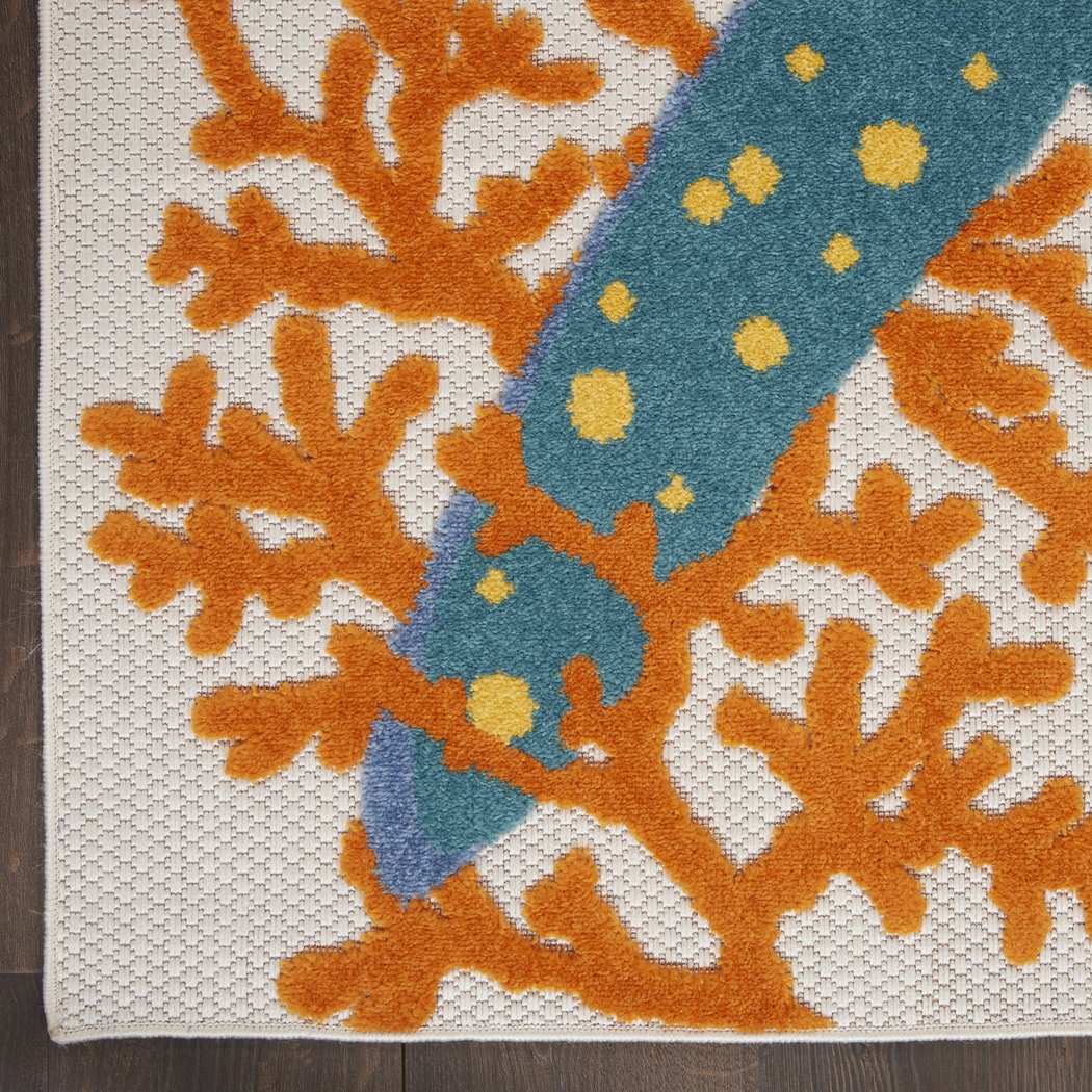 Tempany Multi 7'10 x 10'6 Indoor/Outdoor Rug - Thumbnail - Image 6