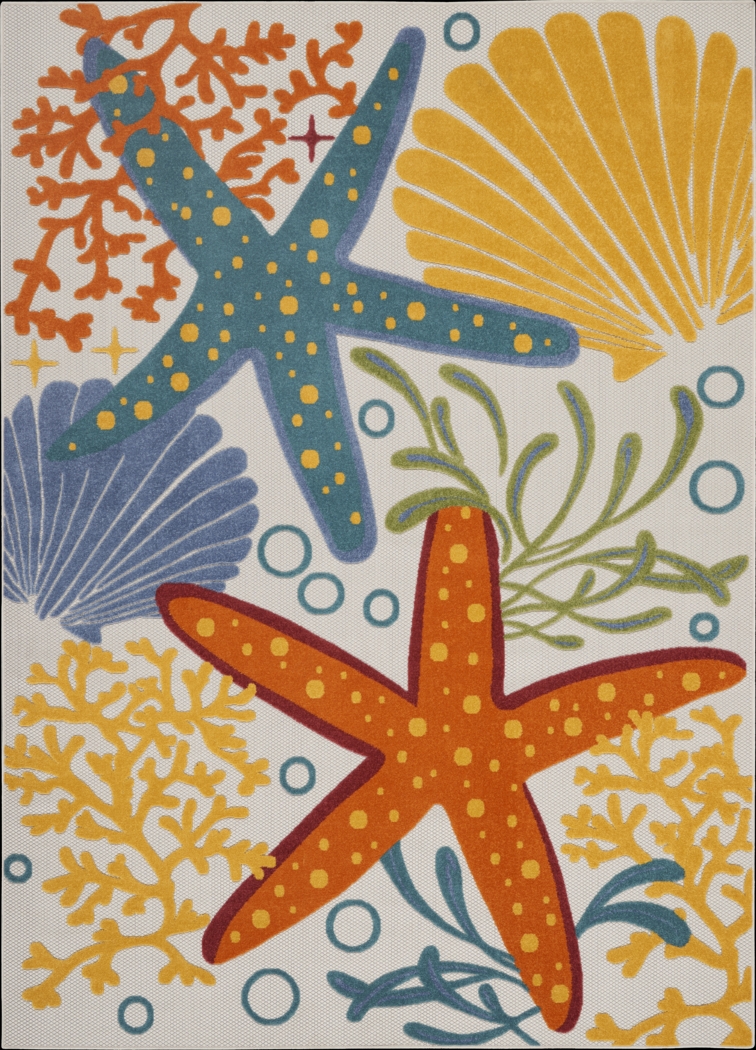 Tempany Multi 7'10 x 10'6 Indoor/Outdoor Rug - Thumbnail - Image 1