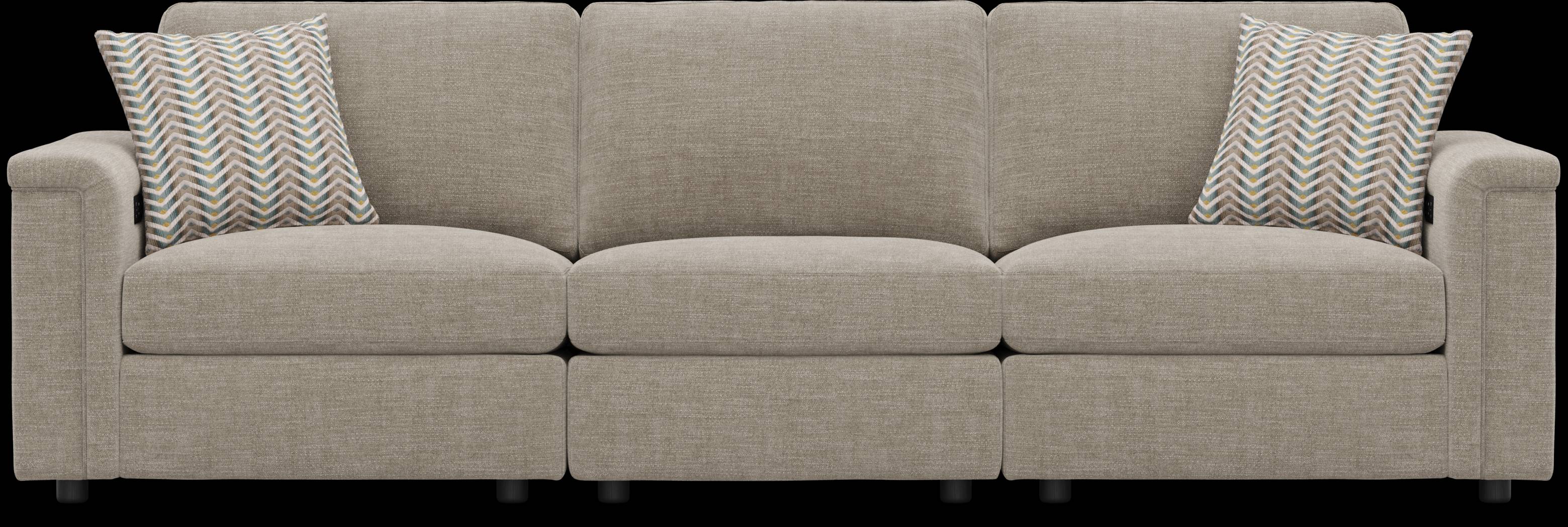 Beige 3 Pc Tempo Modular with Audio - Thumbnail - Image 2