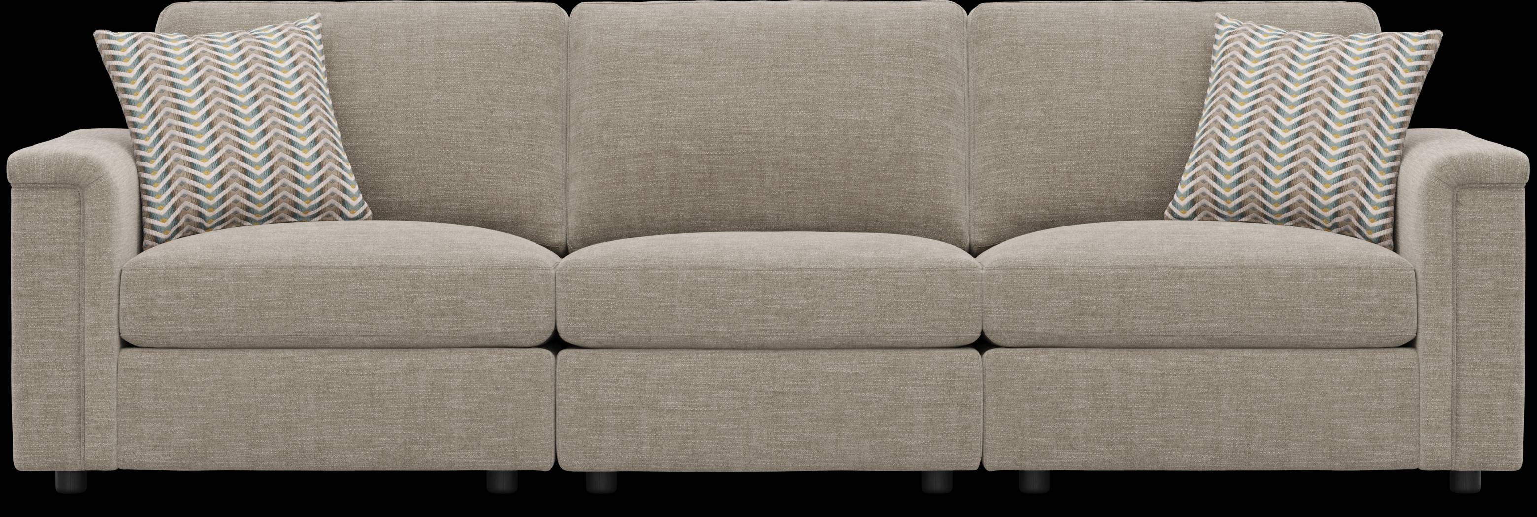 Beige 3 Pc Tempo Modular - Thumbnail - Image 2