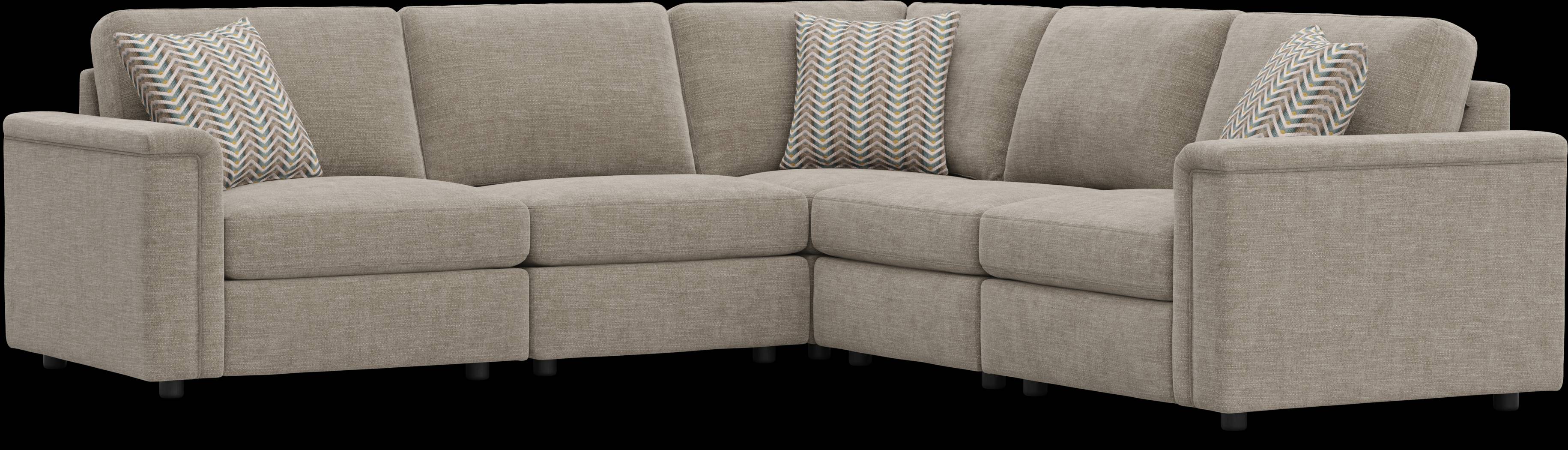 Beige 5 Pc Tempo Modular with Audio - Thumbnail - Image 1