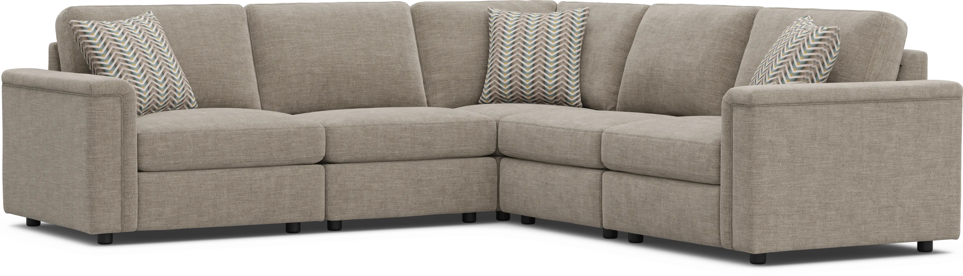 Beige 5 Pc Tempo Modular - Thumbnail - Image 1