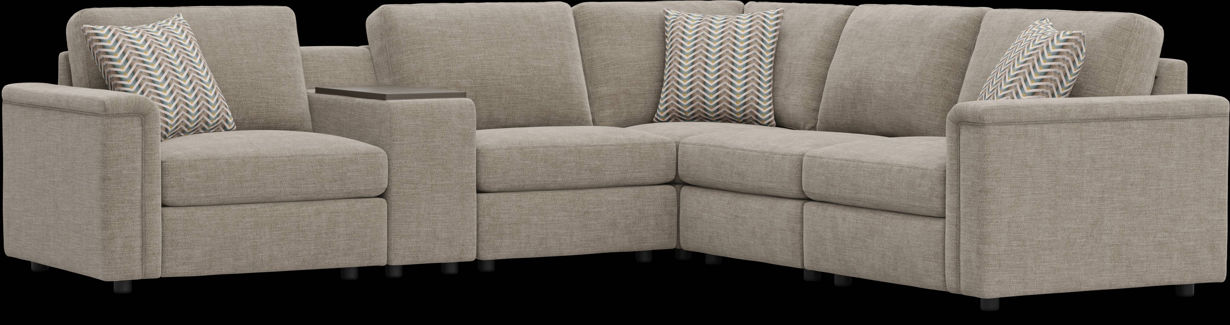 Beige 6 Pc Tempo Modular - Thumbnail - Image 1