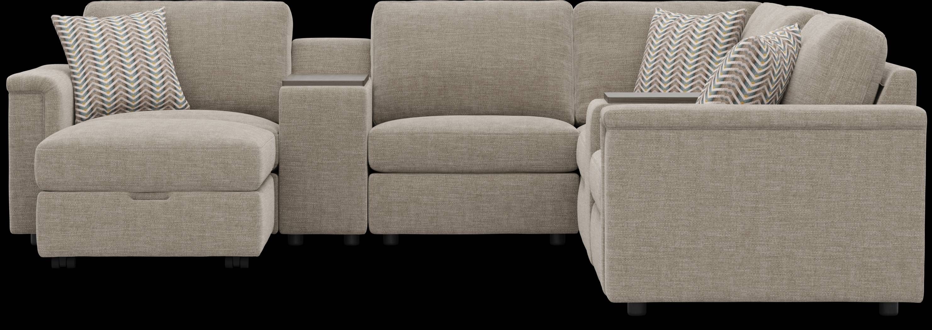 Beige 8 Pc Tempo Modular - Thumbnail - Image 3