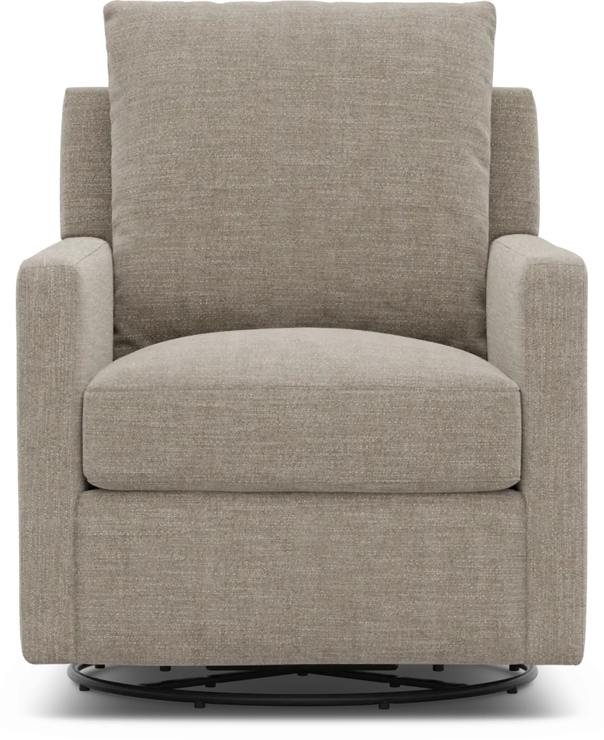 Tempo Modular Beige Swivel Glider - Thumbnail - Image 2