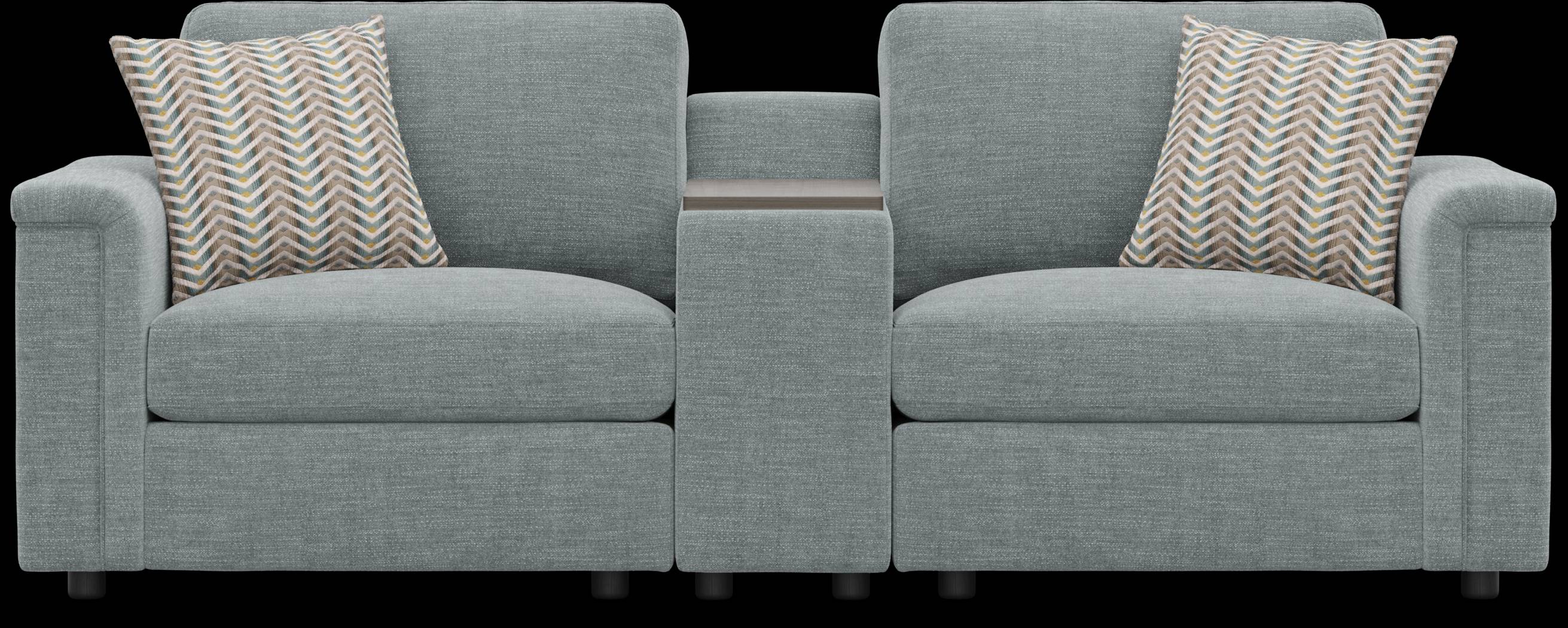 Tempo Modular Blue 3 Pc Sectional - Thumbnail - Image 2