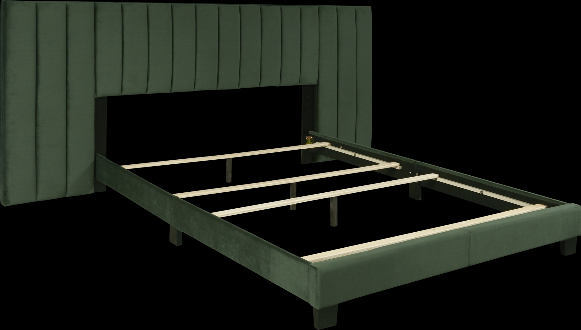 Tempsclair Green Queen Bed - Thumbnail - Image 4