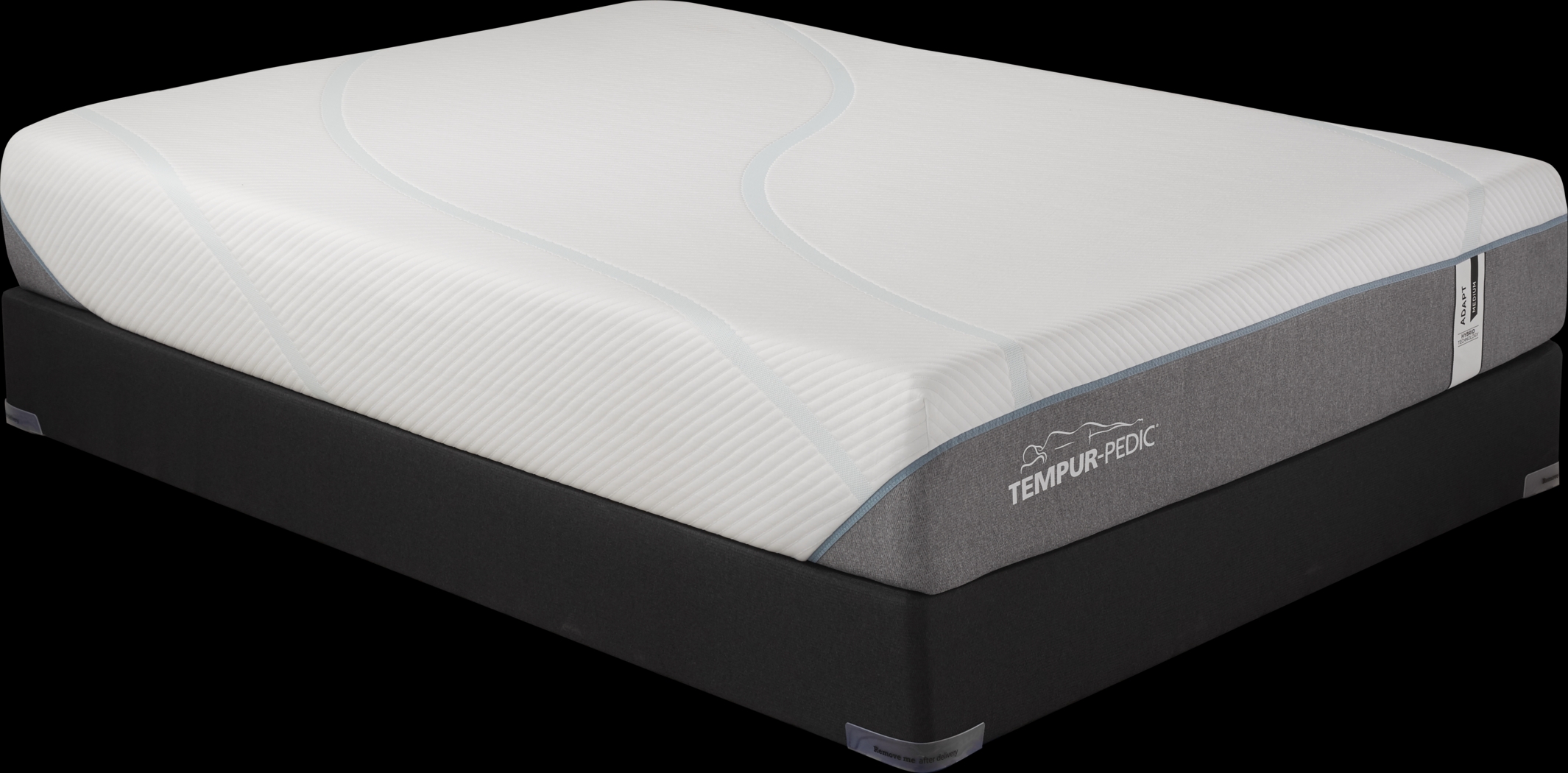 Tempur-Adapt Medium Hybrid High Profile Queen Mattress Set - Thumbnail - Image 1