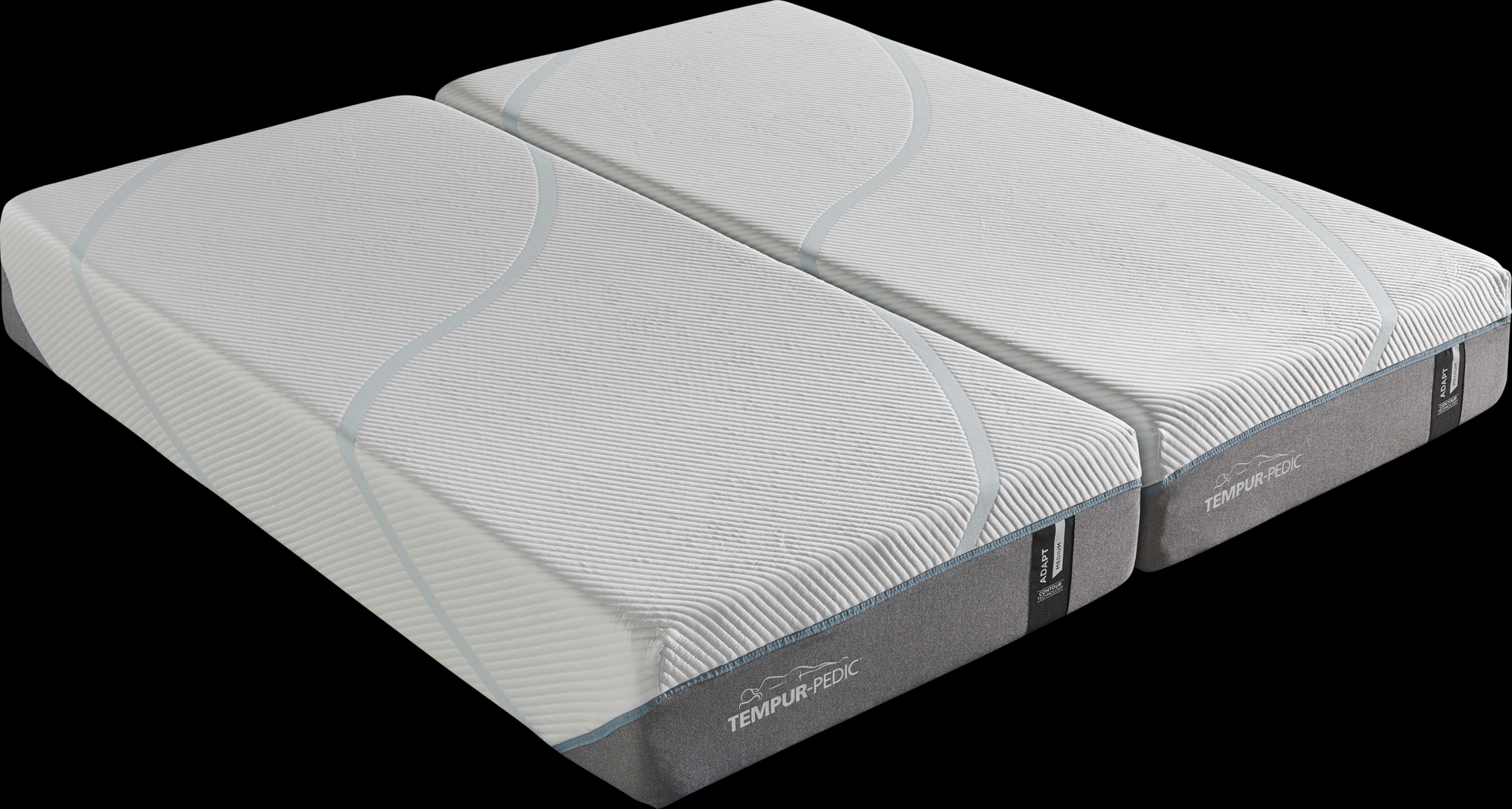 Tempur-Adapt Medium Split California King Mattresses - Thumbnail - Image 1