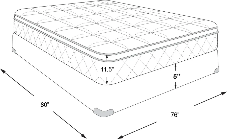 Dimension Image. Please refer to the Dimension Tab on this page for dimension details.