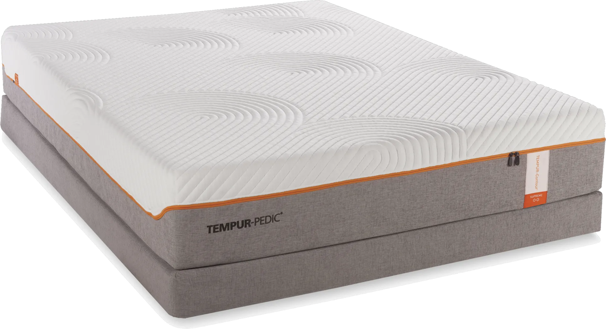 TEMPUR-Contour Supreme Queen Mattress Set - Thumbnail - Image 1