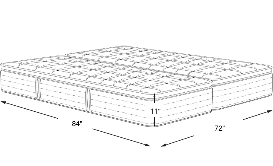 Dimension Image. Please refer to the Dimension Tab on this page for dimension details.