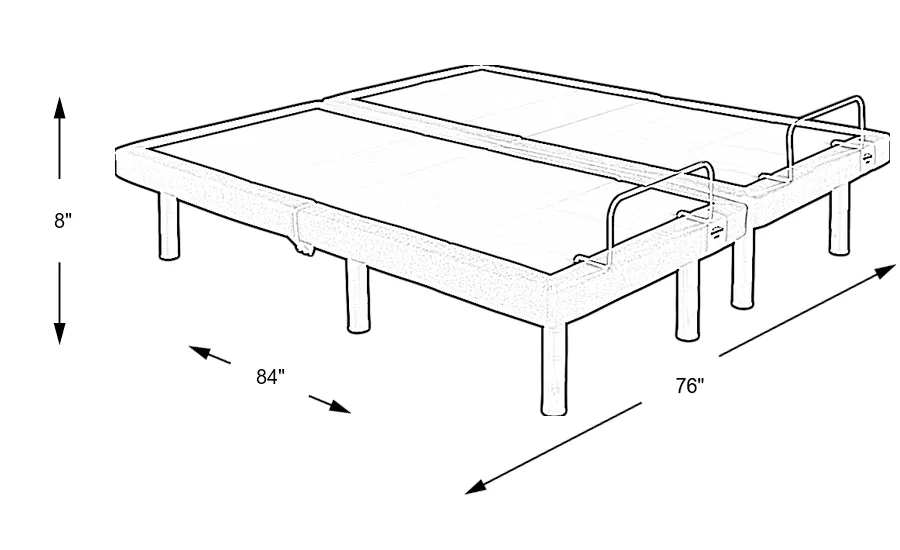 Dimension Image. Please refer to the Dimension Tab on this page for dimension details.