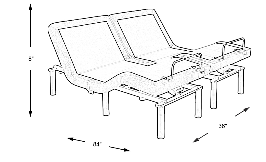 Dimension Image. Please refer to the Dimension Tab on this page for dimension details.